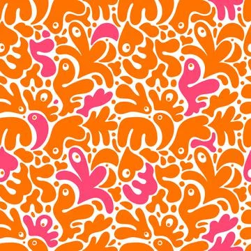 Seamless abstract pattern Stock Illustration