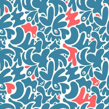 Seamless abstract pattern Stock Illustration
