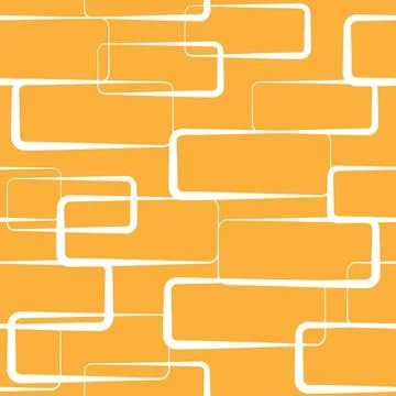 Seamless abstract pattern of intersecting contour shapes imitating rectangles Stock Illustration