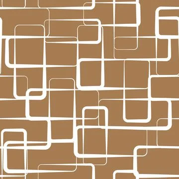 Seamless abstract pattern of intersecting contour shapes imitating rectangles Stock Illustration