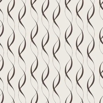 Seamless abstract pattern of intertwined lines Stock Illustration