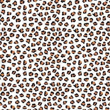 Seamless abstract pattern of leopard skin. Fur, skin, skin of a leopard, chee Stock Illustration