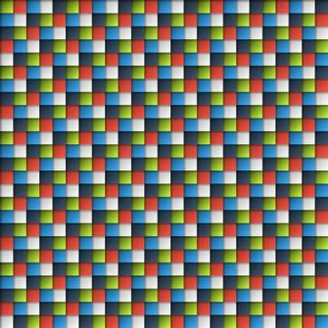 Seamless abstract pattern made of colorful small squares Stock Illustration