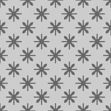 Seamless abstract pattern in monochrome background. ornamental texture. Stock Illustration