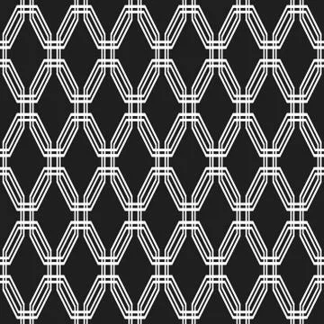 Seamless Abstract Pattern With Octagons Stock Illustration