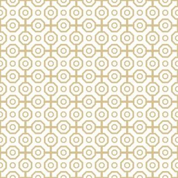 Seamless Abstract Pattern With Octagons Stock Illustration