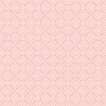 Seamless Abstract Pattern With Octagons Stock Illustration