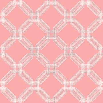 Seamless Abstract Pattern With Octagons Stock Illustration