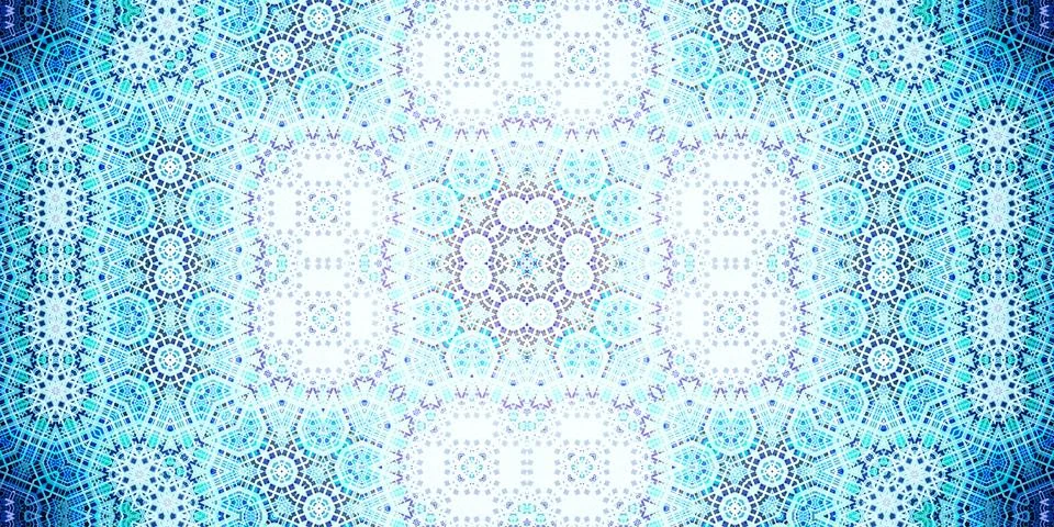 Seamless abstract pattern. Panoramic abstract texture. Kaleidoscope Panoram.. Stock Photos