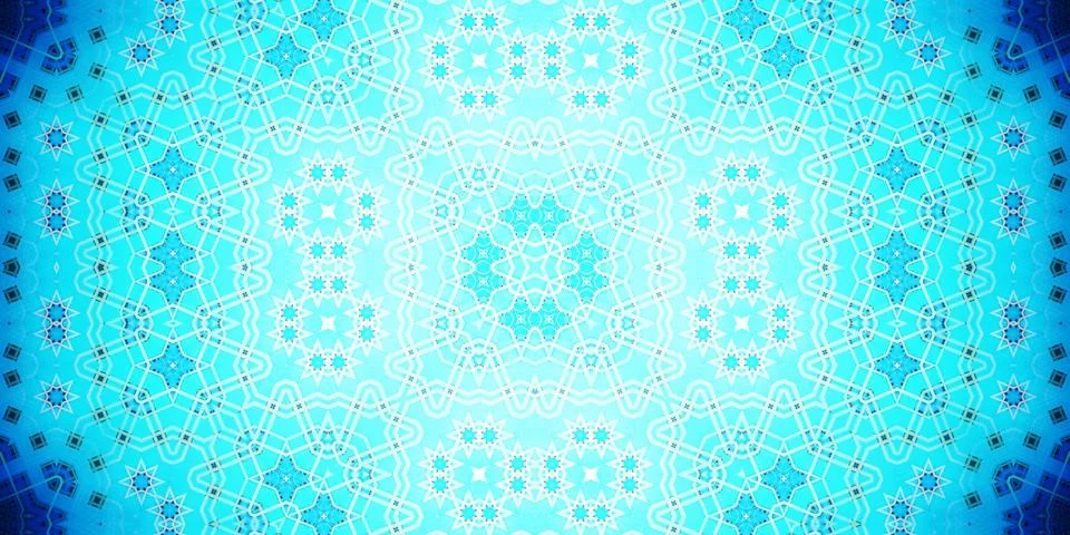 Seamless abstract pattern. Panoramic abstract texture. Kaleidoscope Panoram.. Stock Photos