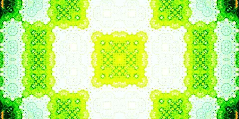 Seamless abstract pattern. Panoramic abstract texture. Kaleidoscope Panoram.. Stock Photos