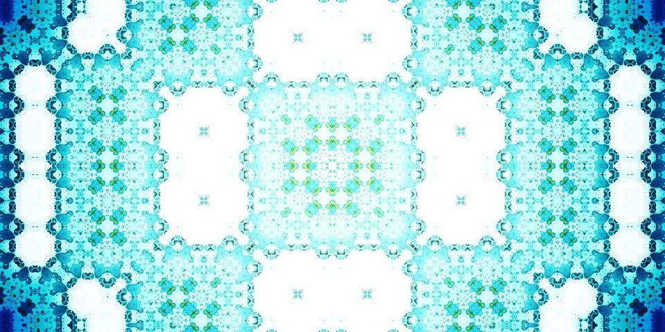 Seamless abstract pattern. Panoramic abstract texture. Kaleidoscope Panoram.. Stock Photos