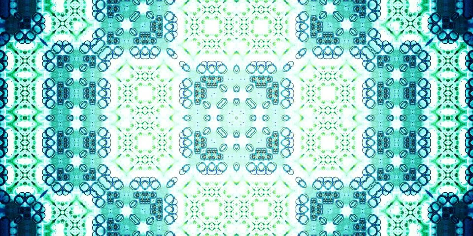 Seamless abstract pattern. Panoramic abstract texture. Kaleidoscope Panoram.. Stock Photos
