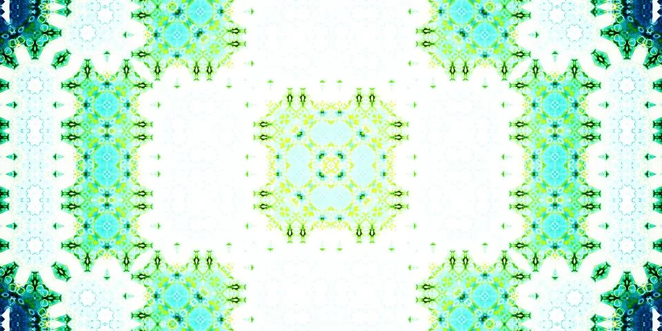 Seamless abstract pattern. Panoramic abstract texture. Kaleidoscope Panoram.. Stock Photos