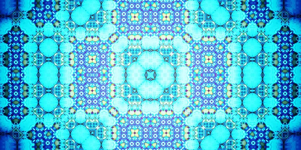 Seamless abstract pattern. Panoramic abstract texture. Kaleidoscope Panoram.. Stock Photos