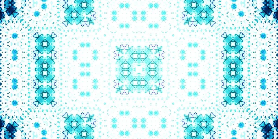 Seamless abstract pattern. Panoramic abstract texture. Kaleidoscope Panoram.. Stock Photos