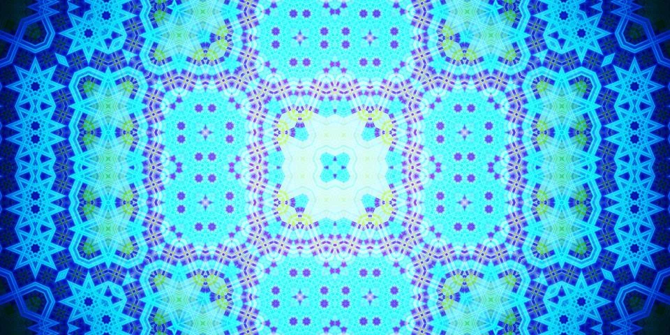 Seamless abstract pattern. Panoramic abstract texture. Kaleidoscope Panoram.. Stock Photos
