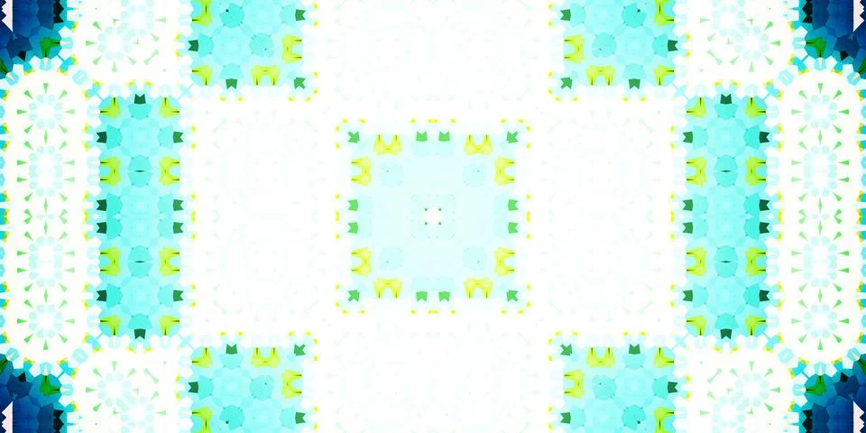 Seamless abstract pattern. Panoramic abstract texture. Kaleidoscope Panoram.. Stock Photos