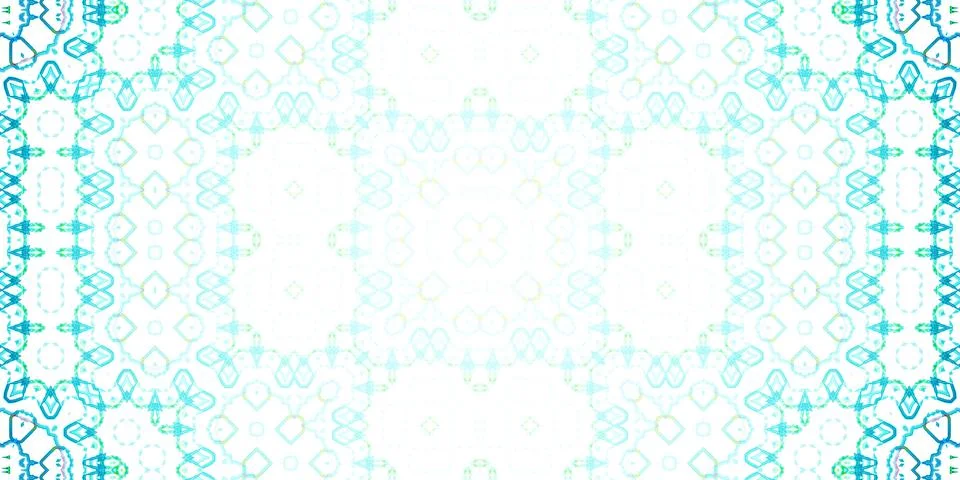 Seamless abstract pattern. Panoramic abstract texture. Kaleidoscope Panoram.. Stock Photos