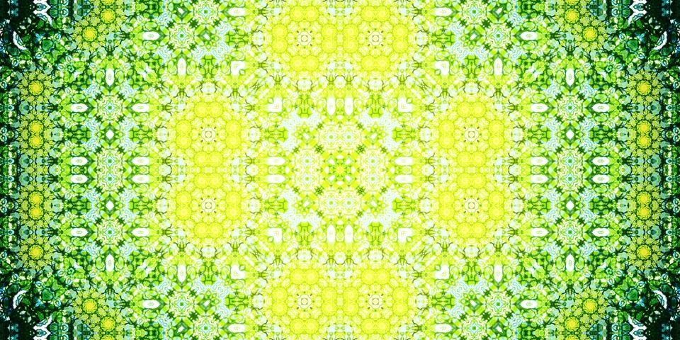 Seamless abstract pattern. Panoramic abstract texture. Kaleidoscope Panoram.. Stock Photos