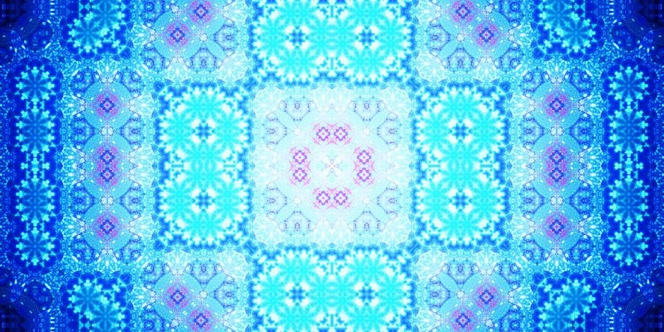 Seamless abstract pattern. Panoramic abstract texture. Kaleidoscope Panoram.. Stock Photos