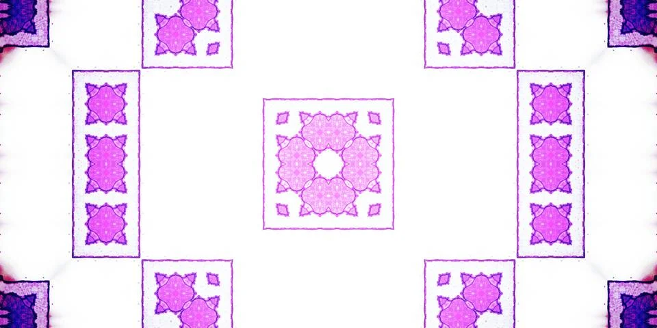 Seamless abstract pattern. Panoramic abstract texture. Kaleidoscope Panoram.. Stock Photos