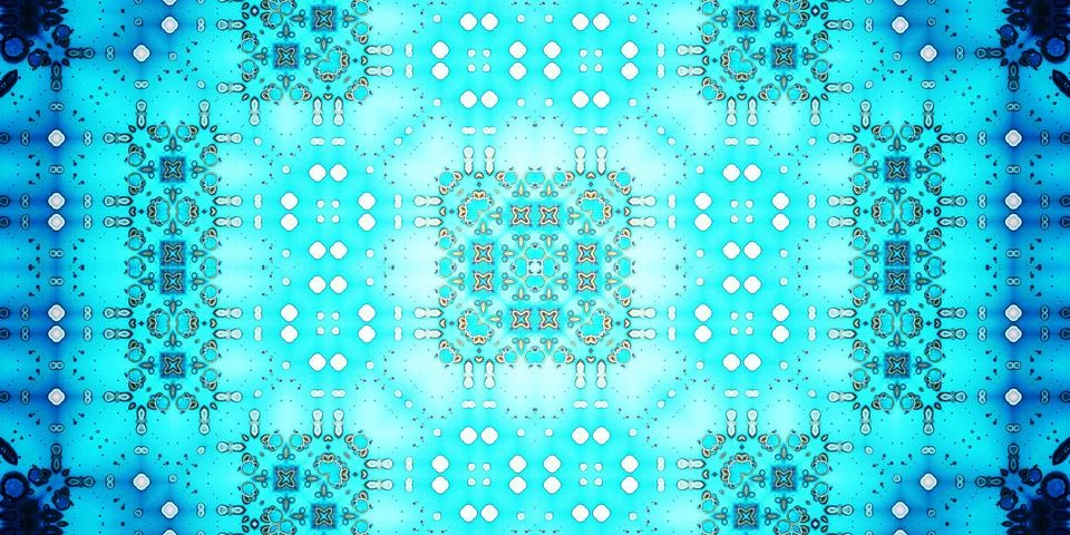 Seamless abstract pattern. Panoramic abstract texture. Kaleidoscope Panoram.. Stock Photos