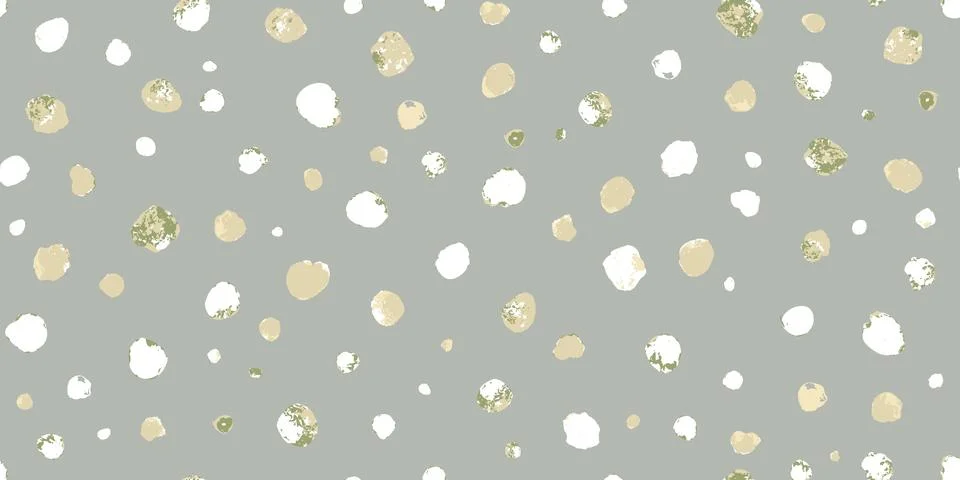 Seamless abstract pattern in pastel colors.Background with hand-drawn circles Stock Illustration