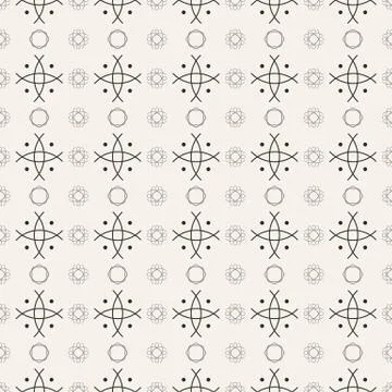 Seamless abstract pattern. Repeating geometry Stock Illustration