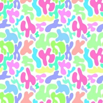 Seamless abstract pattern of spots Stock Illustration