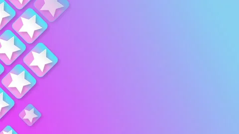 Seamless abstract pattern with stars Stock Footage 131353612