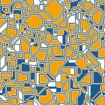 Seamless abstract pattern technology geometric polygonal background for your  Stock Illustration