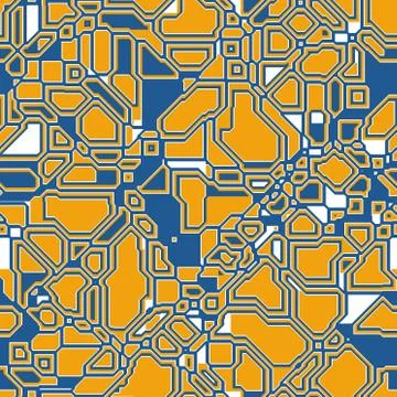 Seamless abstract pattern technology geometric polygonal background for your  Illustrazione stock