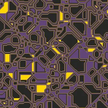 Seamless abstract pattern technology geometric polygonal background for your  Stock Illustration