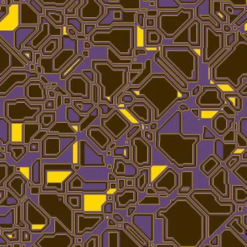 Seamless abstract pattern technology geometric polygonal background for you.. Stock Illustration