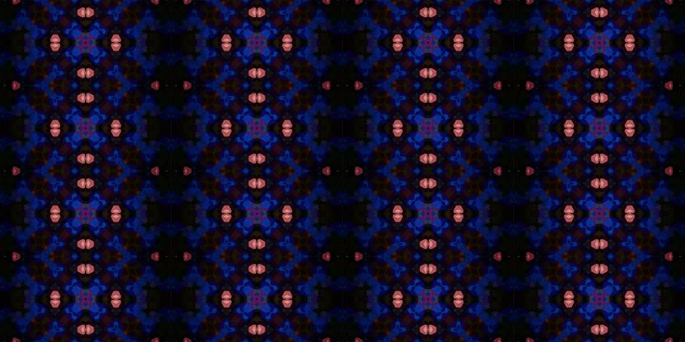 Seamless abstract pattern. the texture of the art is symmetrical Stock Illustration