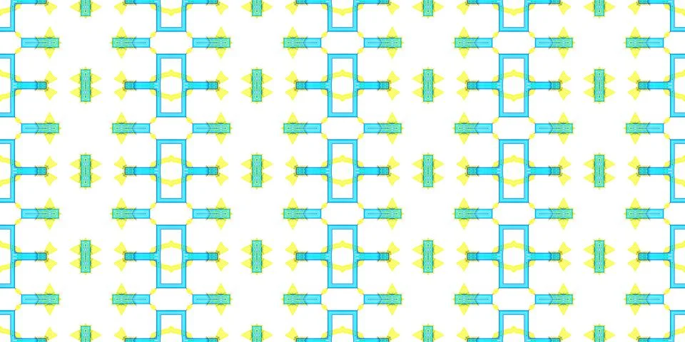 Seamless abstract pattern. the texture of the art is symmetrical Stock Illustration