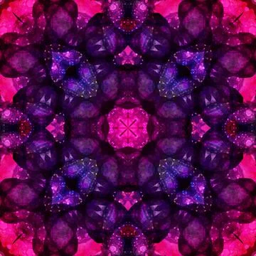 Seamless abstract pattern. the texture of the art is symmetrical Stock Illustration