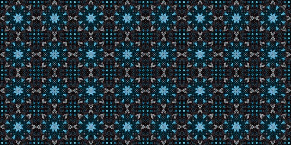 Seamless abstract pattern. the texture of the art is symmetrical Illustrazione stock