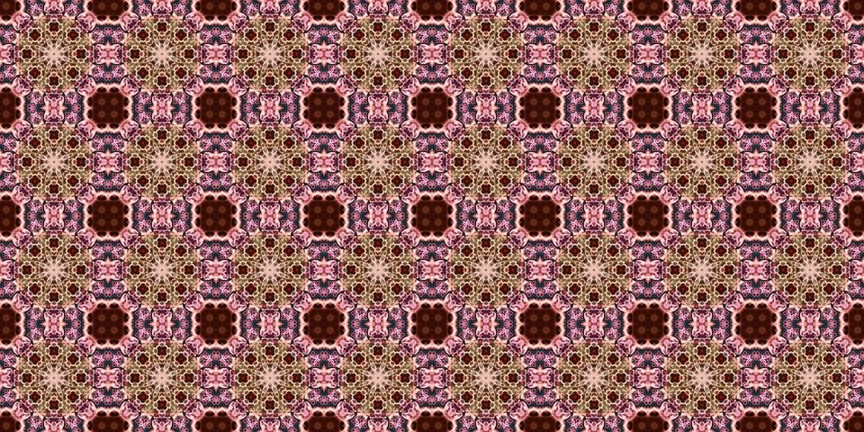 Seamless abstract pattern. the texture of the art is symmetrical Stock Illustration