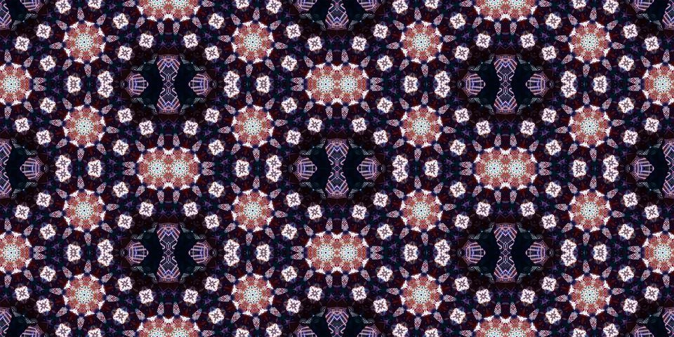 Seamless abstract pattern. the texture of the art is symmetrical イラスト素材
