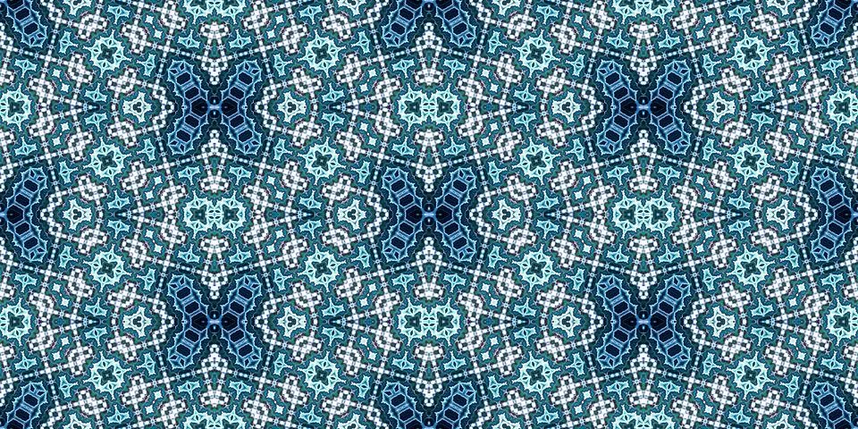 Seamless abstract pattern. the texture of the art is symmetrical Stock Illustration