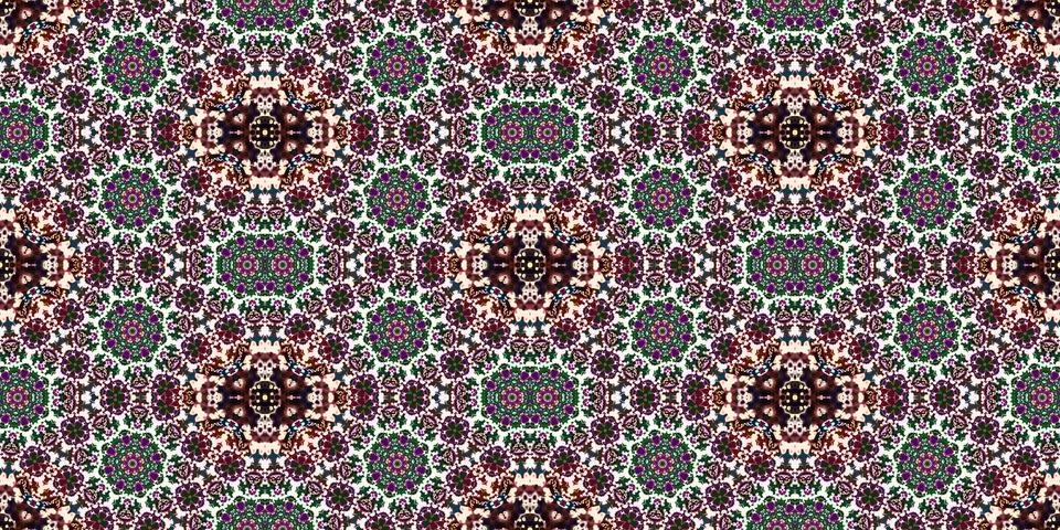 Seamless abstract pattern. the texture of the art is symmetrical Stock Illustration