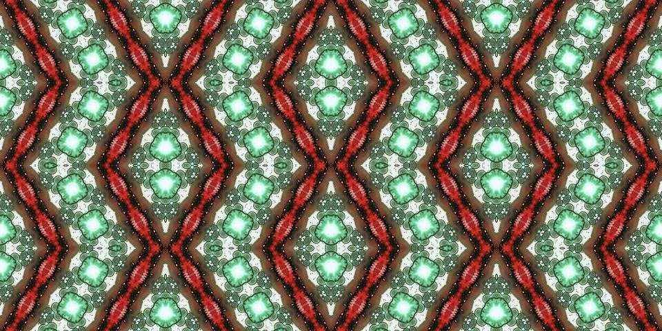 Seamless abstract pattern. the texture of the art is symmetrical Stock Illustration