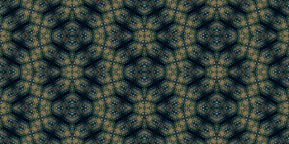 Seamless abstract pattern. the texture of the art is symmetrical Stock Illustration