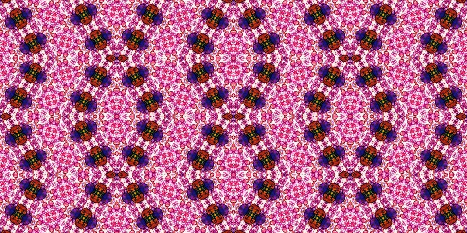 Seamless abstract pattern. the texture of the art is symmetrical Stock Illustration