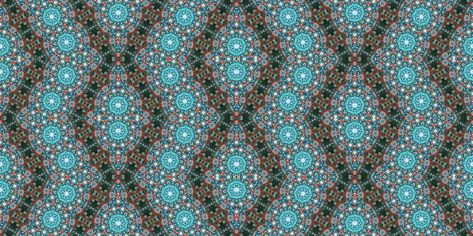 Seamless abstract pattern. the texture of the art is symmetrical Stock Illustration