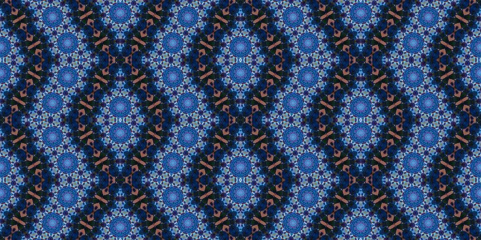 Seamless abstract pattern. the texture of the art is symmetrical Stock Illustration