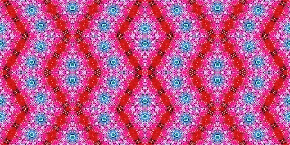 Seamless abstract pattern. the texture of the art is symmetrical Stock Illustration