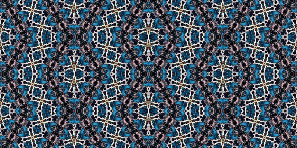 Seamless abstract pattern. the texture of the art is symmetrical Stock Illustration